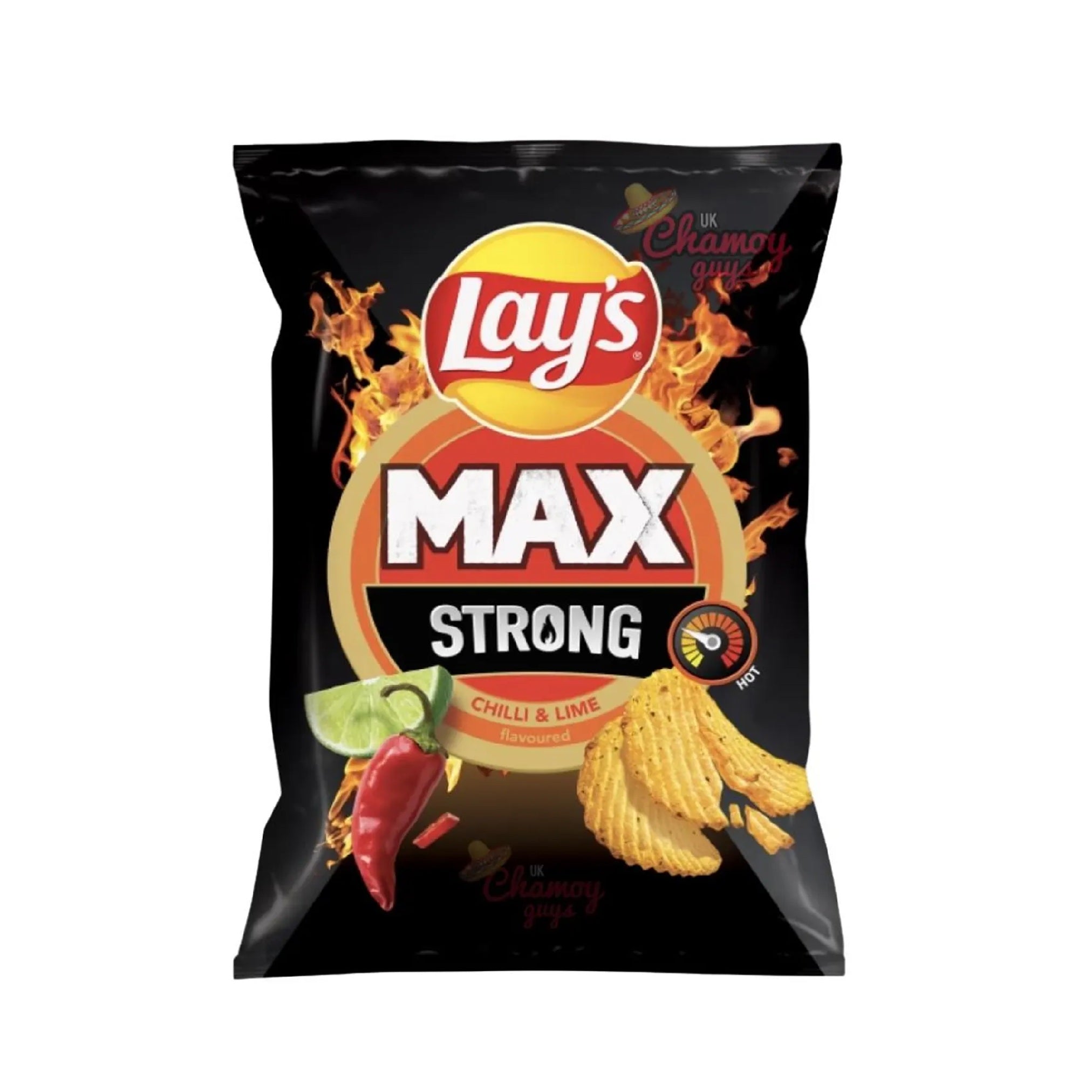Lay's Max Strong Chilli & Lime Flavoured Crisps 120g