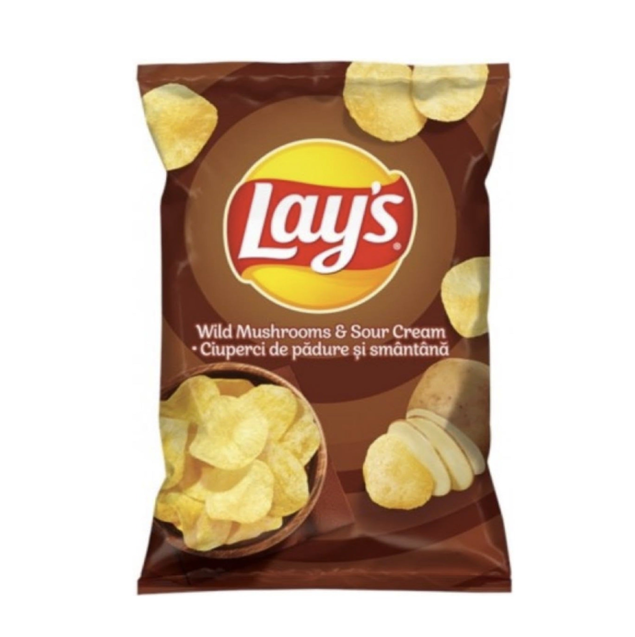 Lay's Mushrooms & Sour Cream Flavoured Crisps 125g