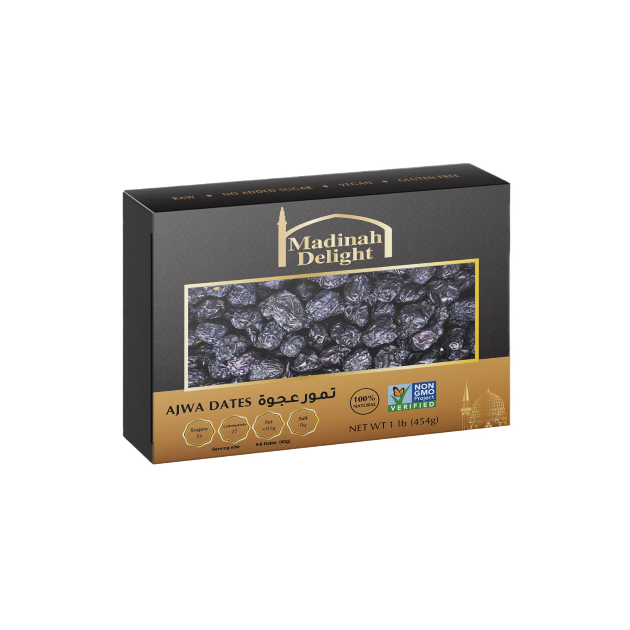 Al Madinah Delight Ajwa Dates 454g