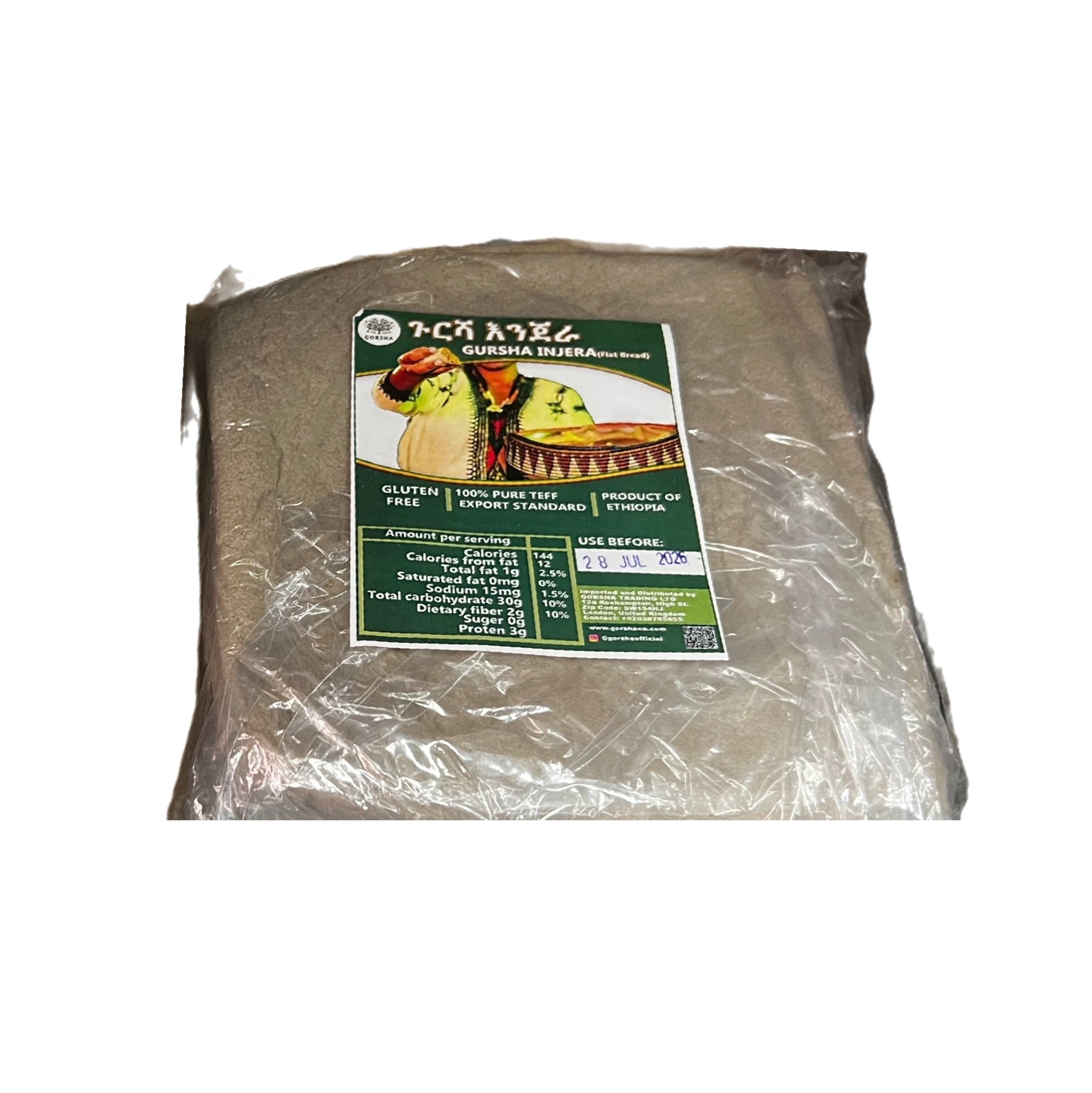 Addis Gursha White Teff Injera Bread X3