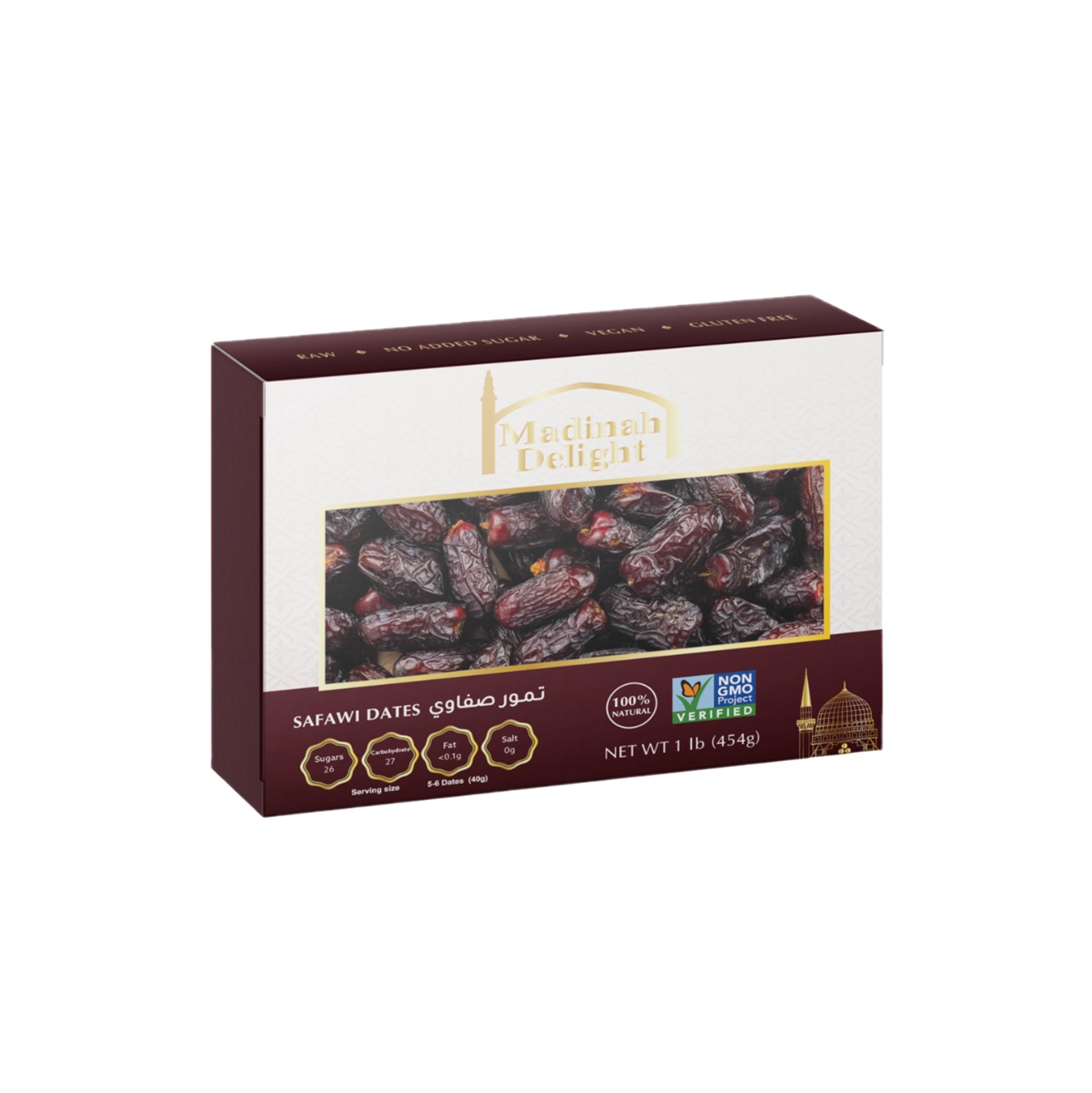 Al Madinah Delight Safawi Dates 454g