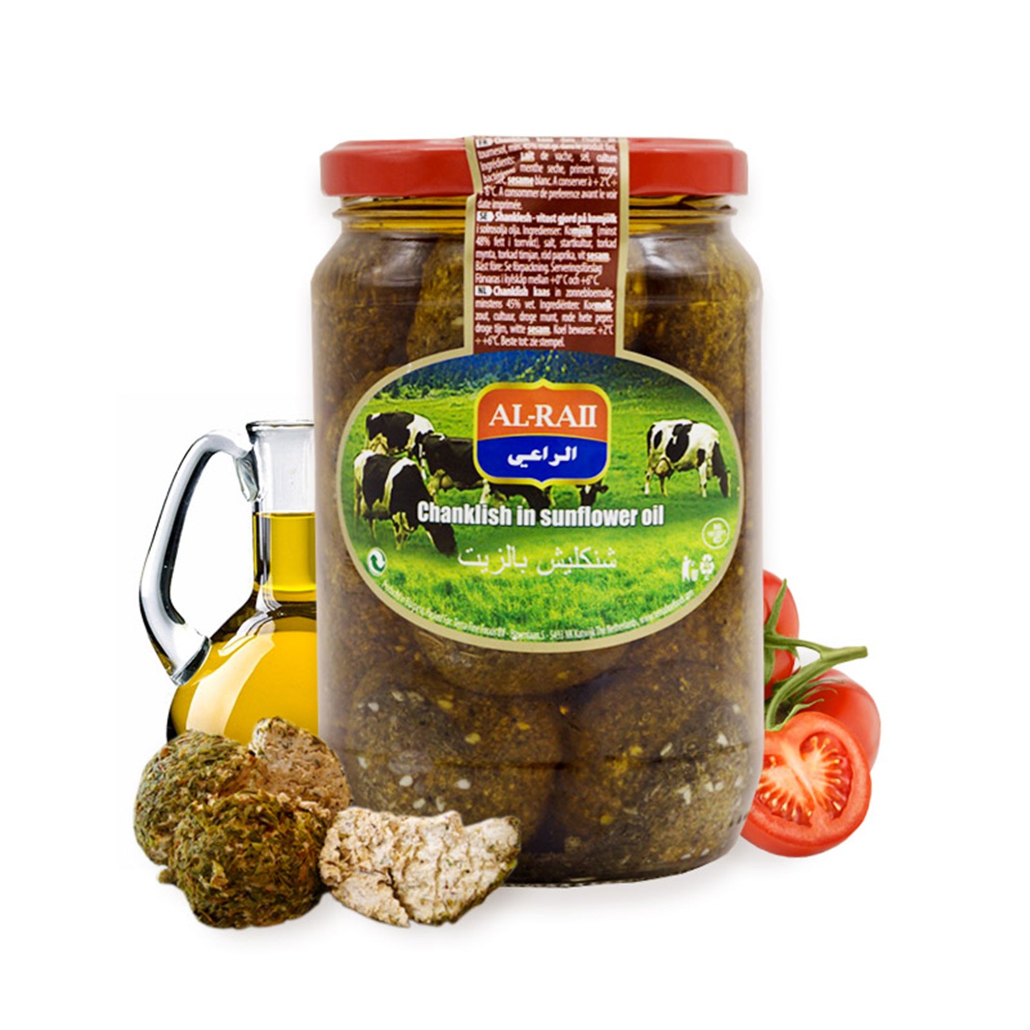 Al-Raii Chanklish In Sunflower Oil 425g
