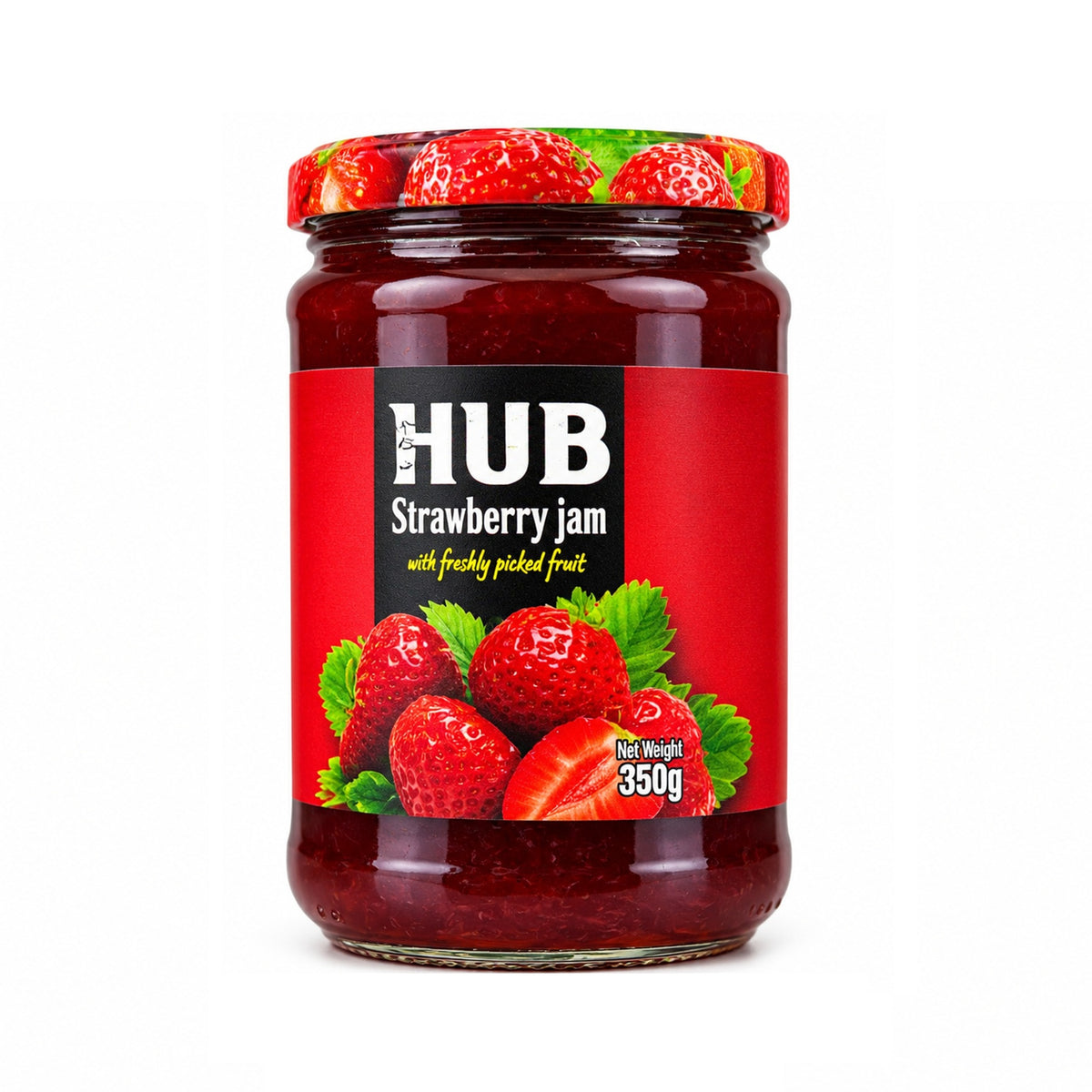 Hub Strawberry Jam 350g