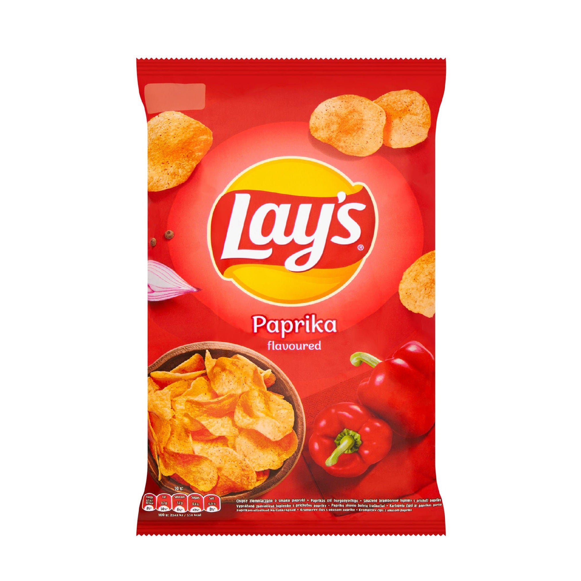 Lay's Paprika Flavoured Crisps 130g