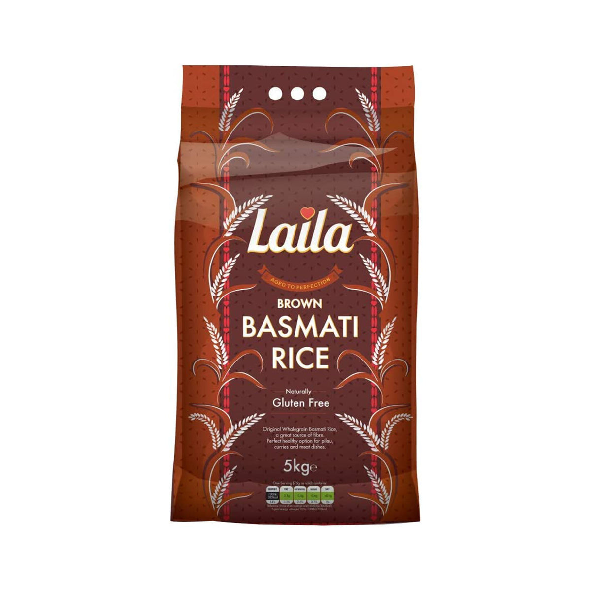 Laila Brown Rice 5 kg – DamasGate.store