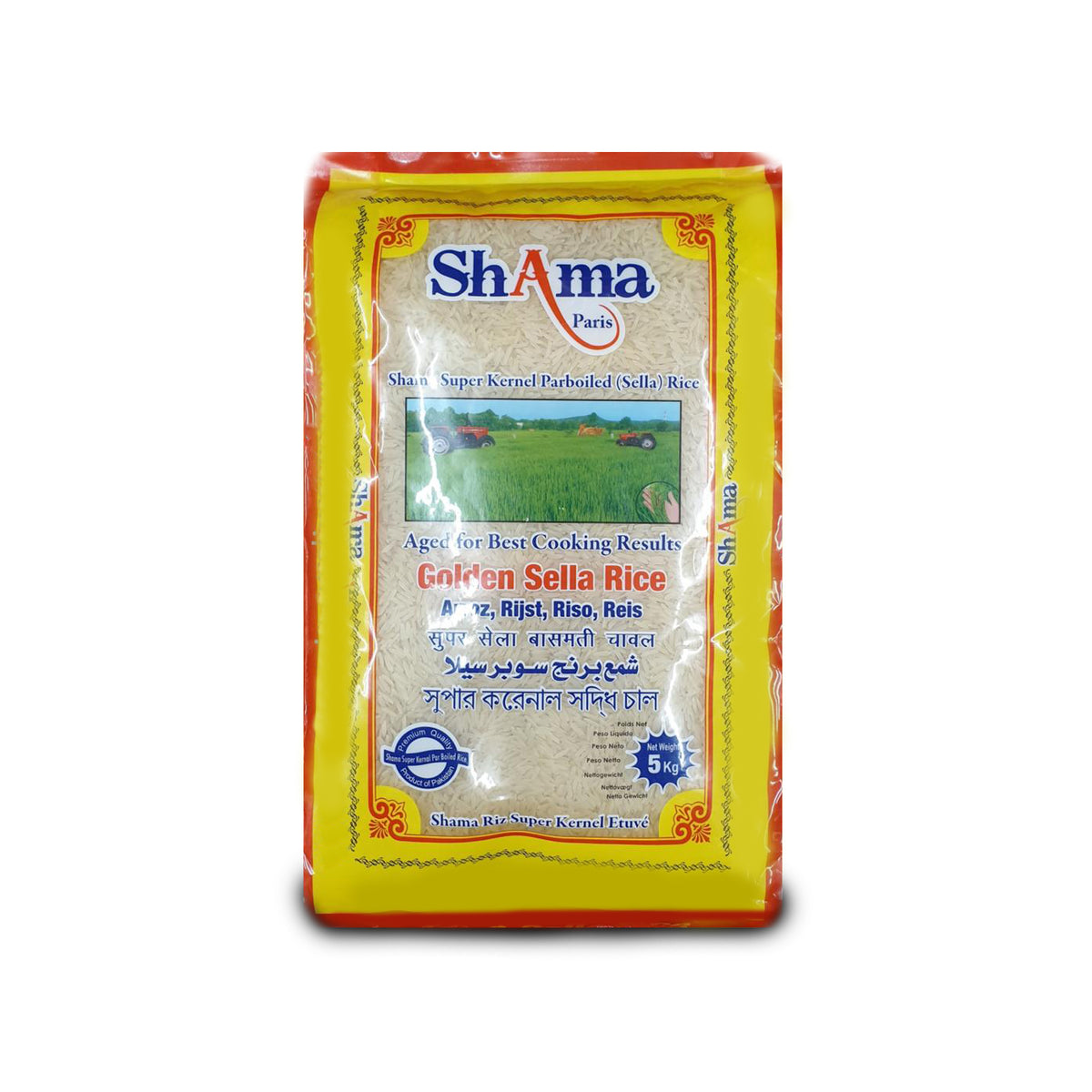 Shama Golden Sella Rice 5kg – DamasGate.store