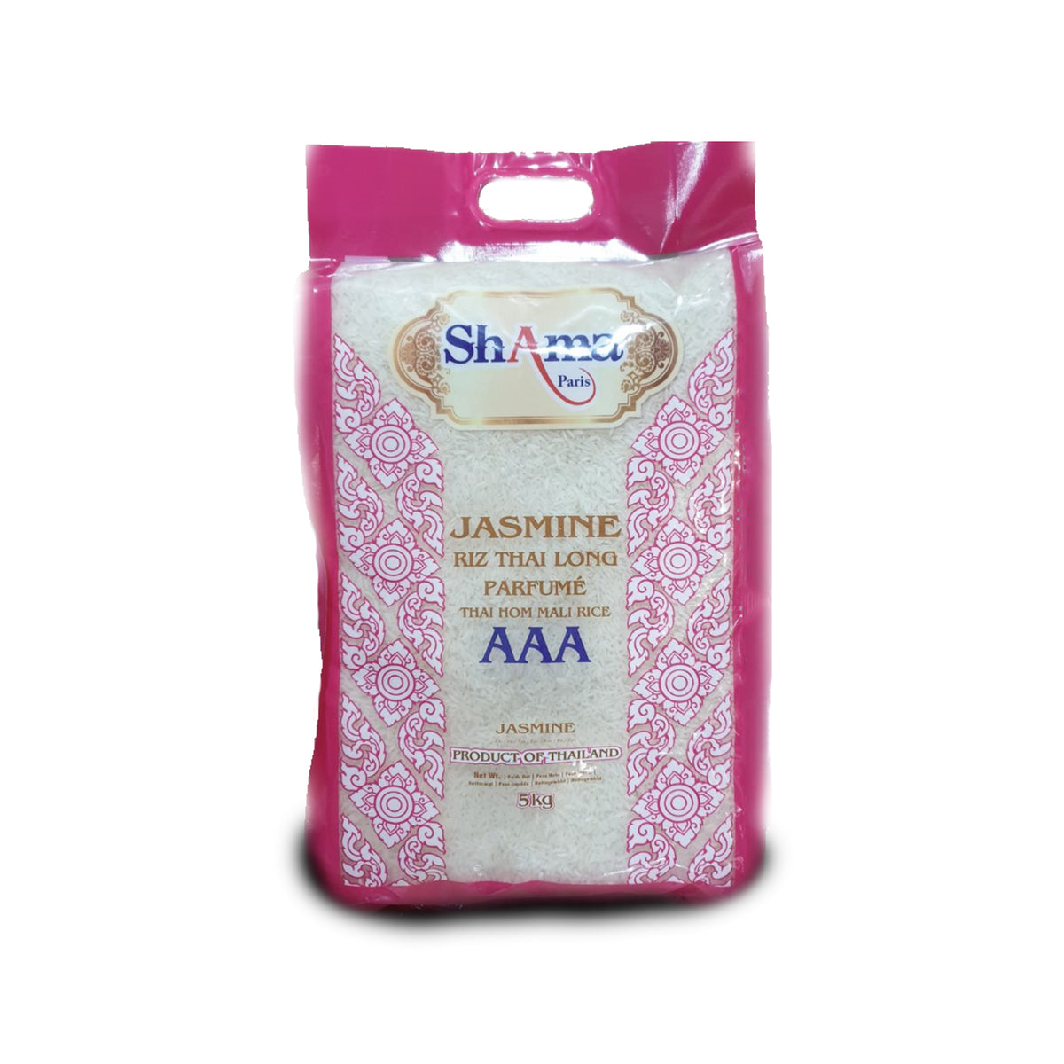 Sham Rice Shama Jasmine Thai Long Rice (AAA) Rice 5kg – DamasGate.store