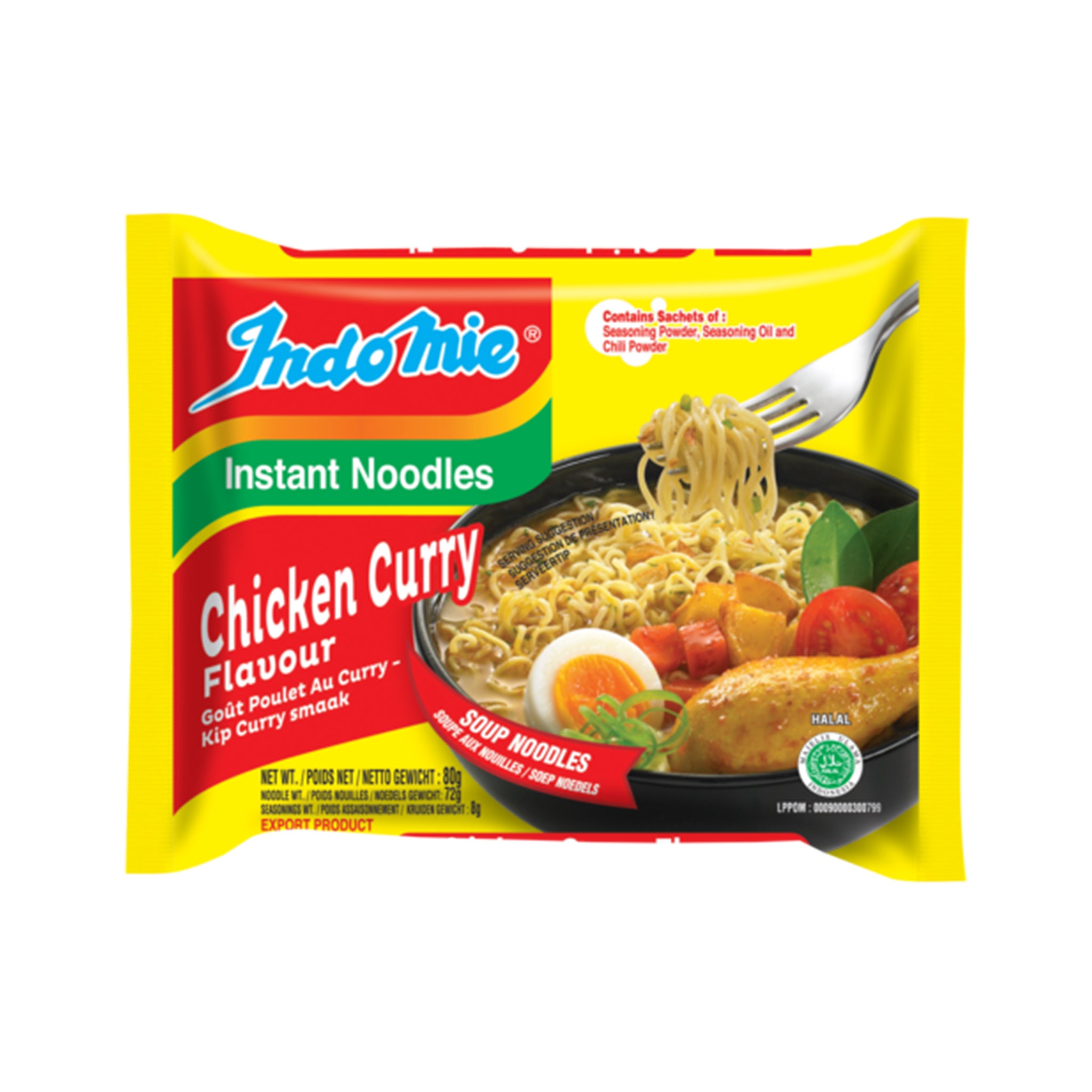 Indomie Curry Chicken Instant Noodles 400g 5 pcs